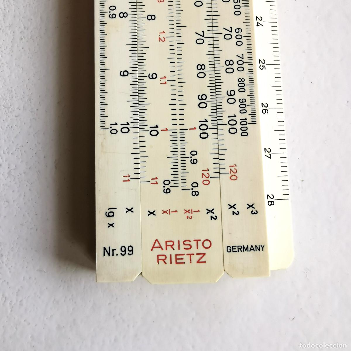 Antig&uuml;edades: Regla de c&aacute;lculo Aristo Rietz Nr. 99 Germany vintage
