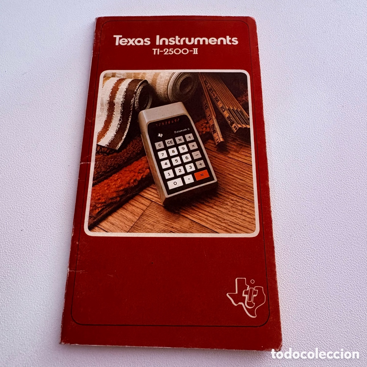 Antig&uuml;edades: MANUAL DE INSTRUCCIONES CALCULADORA TEXAS INSTRUMENTS DATAMATH II TI 2500 II DE 1975
