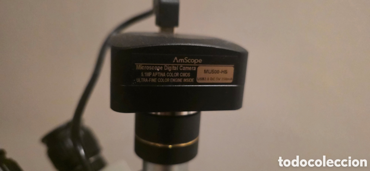 Antig&uuml;edades: Microscopio AmsCope profesional - Foto 3