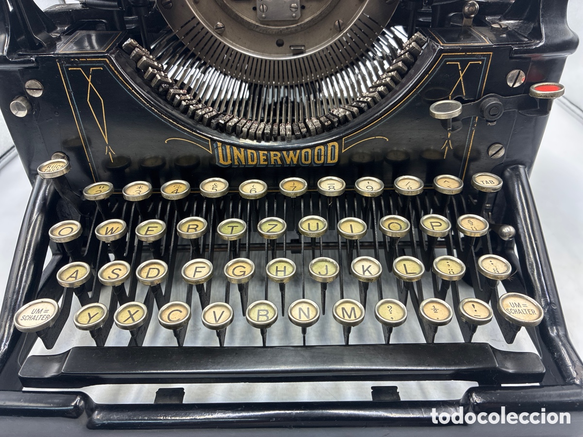 Antig&uuml;edades: M&aacute;quina de Escribir UNDERWOOD 5. - Foto 3