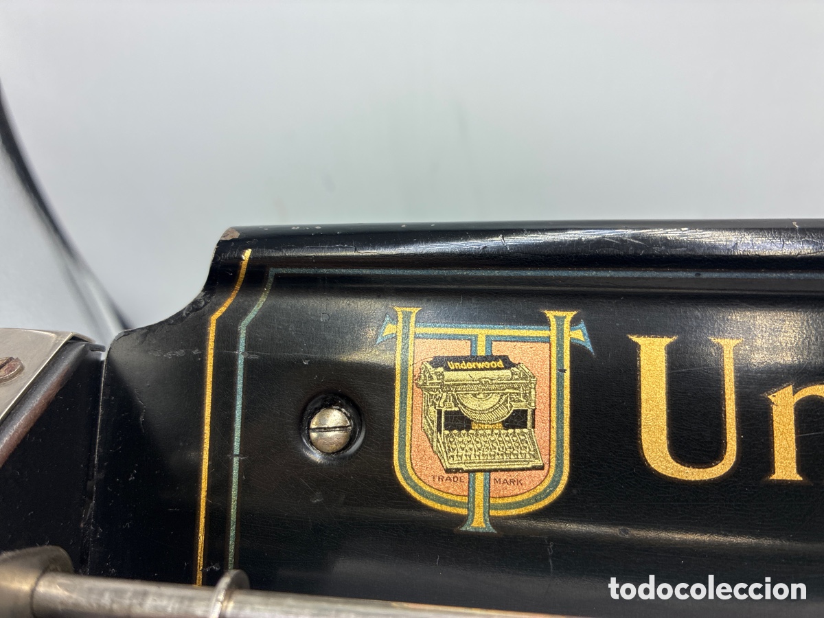Antig&uuml;edades: M&aacute;quina de Escribir UNDERWOOD 5. - Foto 4