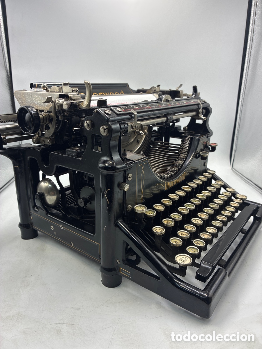 Antig&uuml;edades: M&aacute;quina de Escribir UNDERWOOD 5. - Foto 6