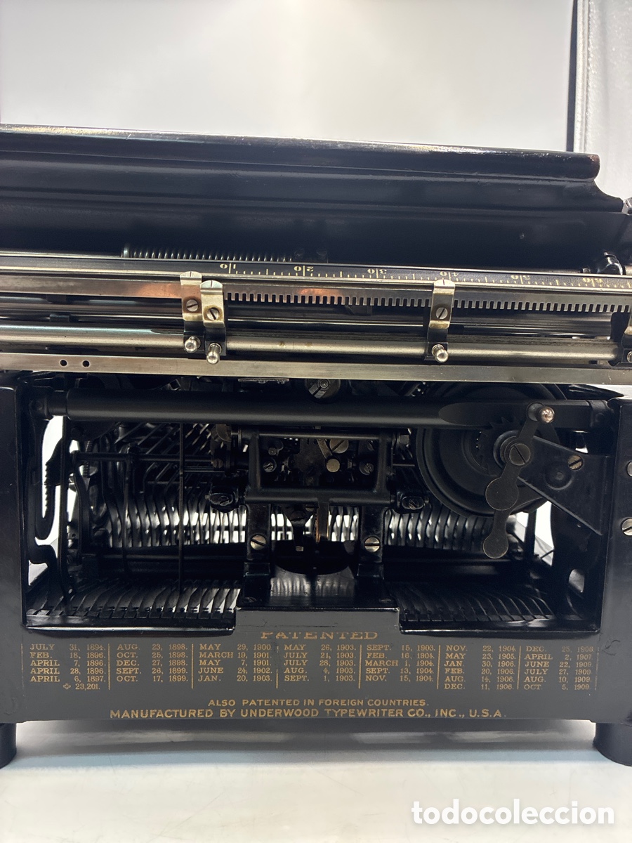 Antig&uuml;edades: M&aacute;quina de Escribir UNDERWOOD 5. - Foto 8