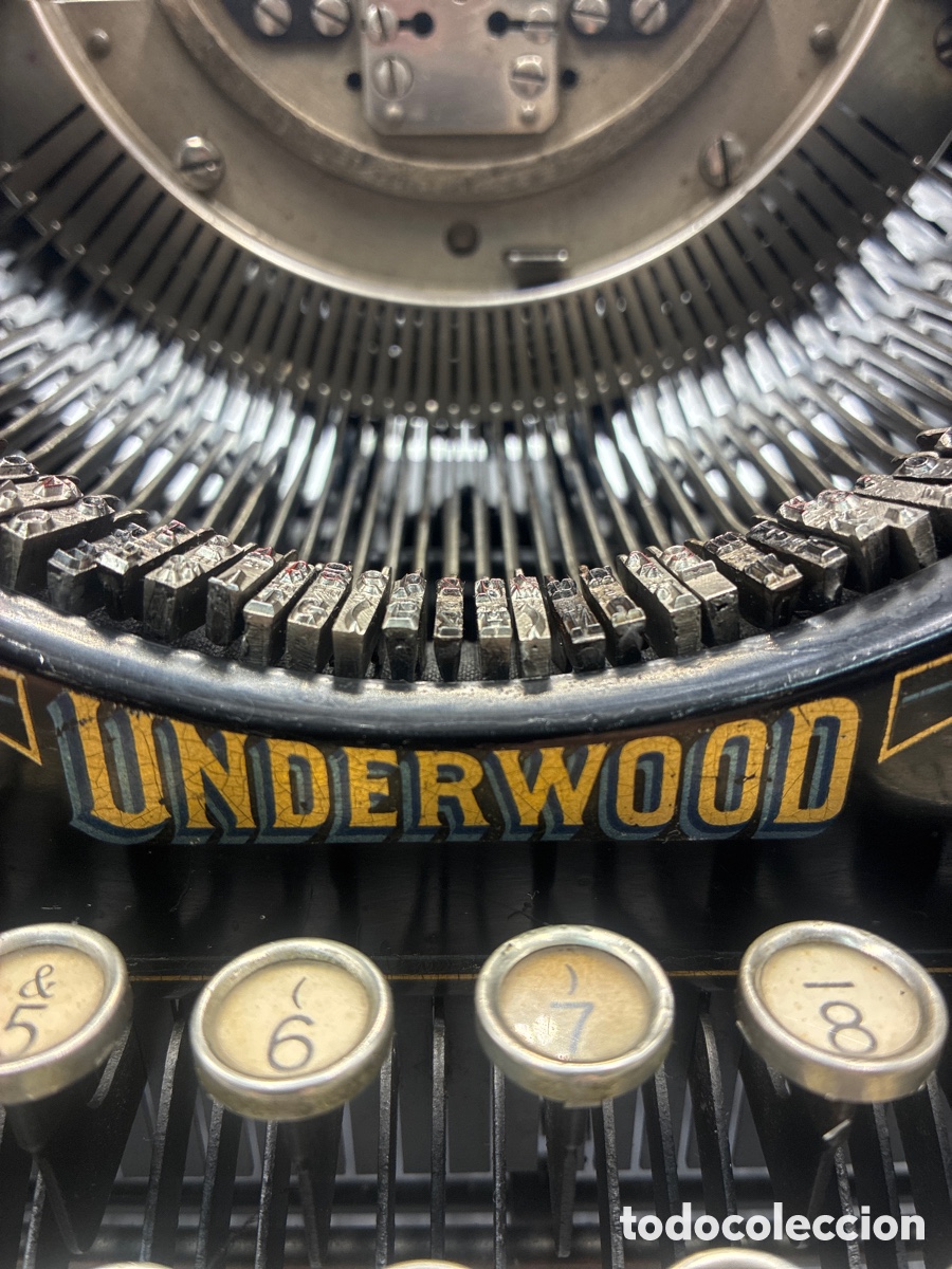Antig&uuml;edades: M&aacute;quina de Escribir UNDERWOOD 5. - Foto 11