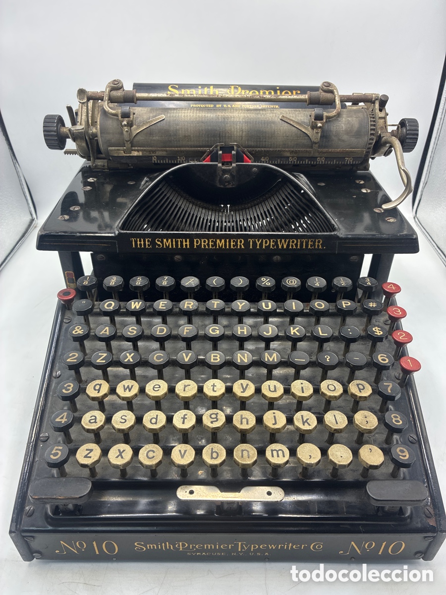 Antig&uuml;edades: M&aacute;quina de Escribir Smith Premier N&uacute;mero 10.