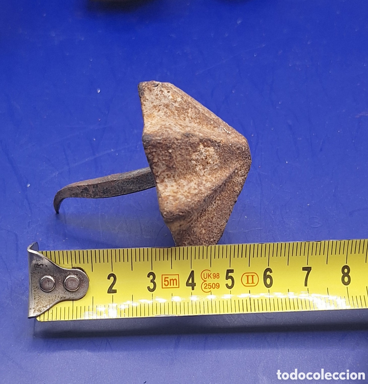 Antig&uuml;edades: Lote de 5 Clavos Antiguos de Puerta - Foto 11