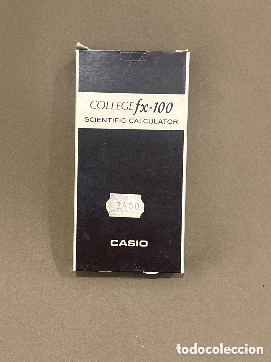 Antiques: Antigua calculadora COLLEGE FX-100*NUEVA EN SU CAJA*ver fotos