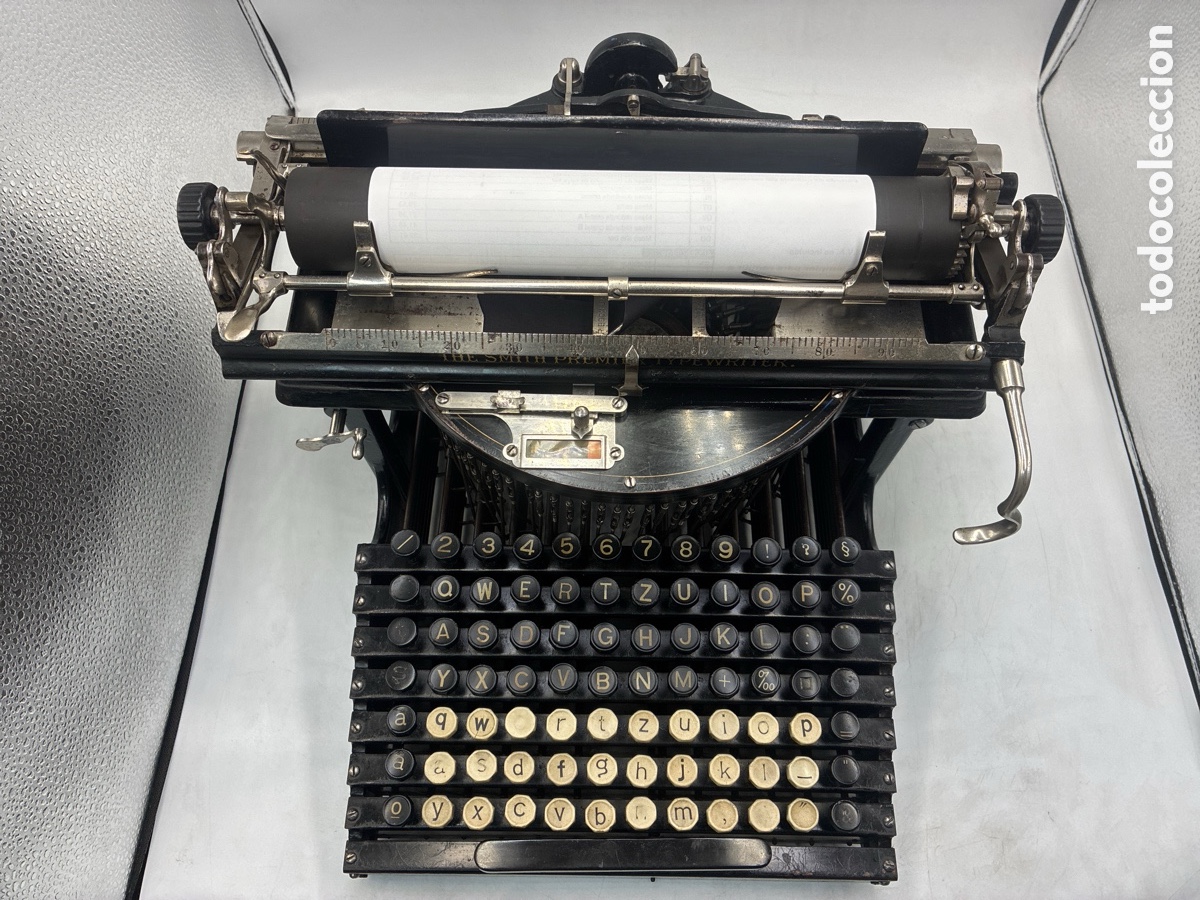 Antig&uuml;edades: M&aacute;quina de Escribir Smith Premier n&uacute;mero 5. - Foto 6