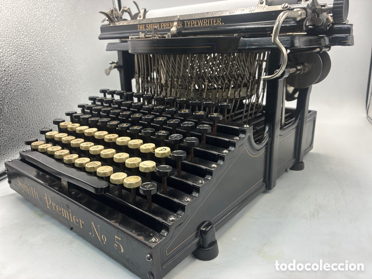 Antig&uuml;edades: M&aacute;quina de Escribir Smith Premier n&uacute;mero 5. - Foto 7