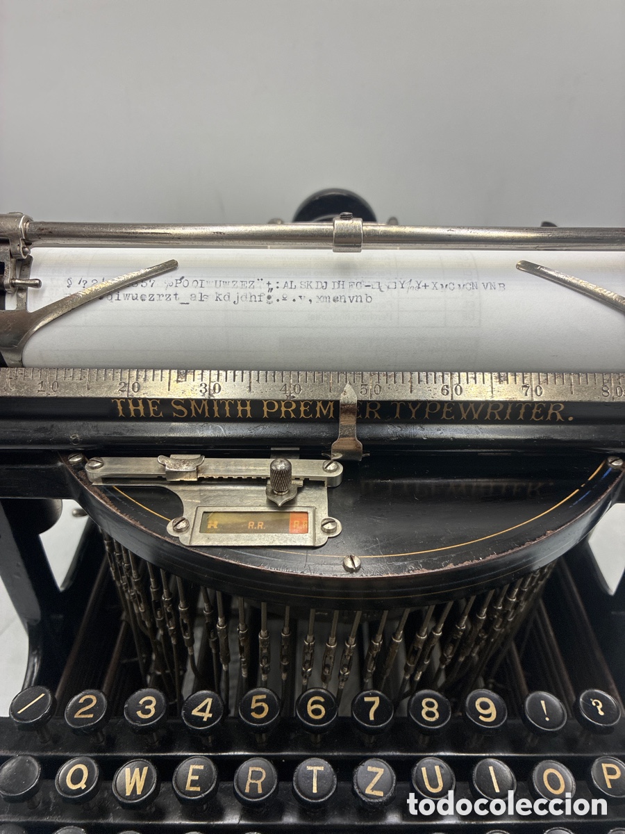 Antig&uuml;edades: M&aacute;quina de Escribir Smith Premier n&uacute;mero 5. - Foto 11