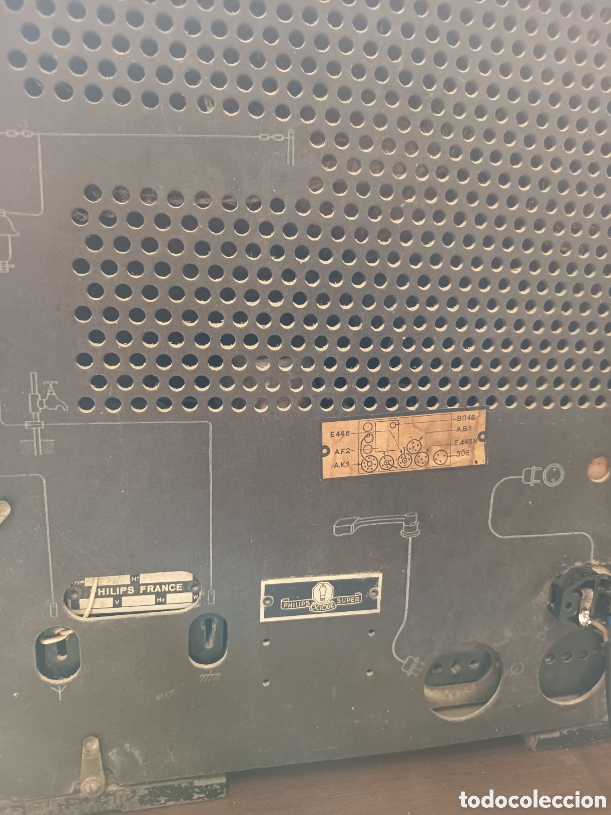 Antig&uuml;edades: Radio Philips Octode-Super 522A - Foto 2