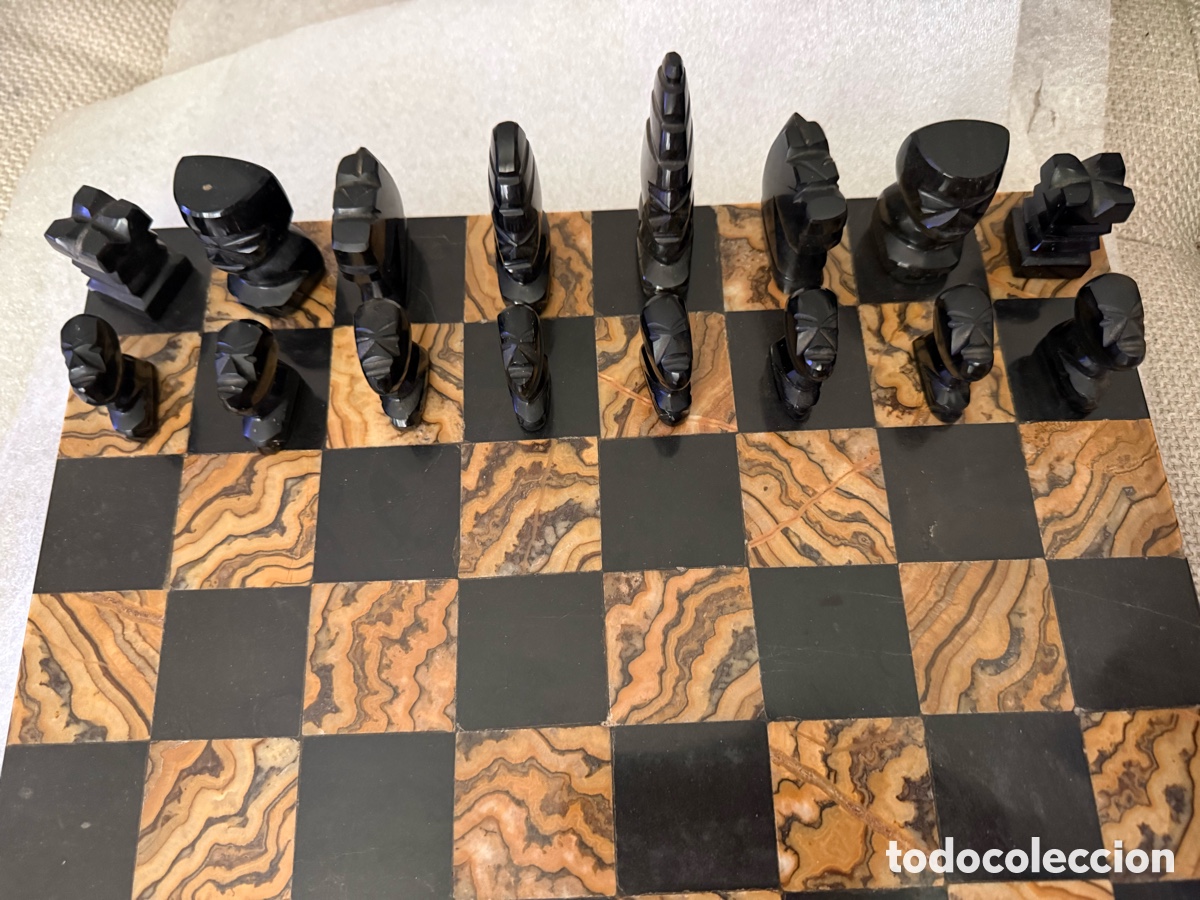 Antig&uuml;edades: Ajedrez &oacute;nix y m&aacute;rmol negro - Foto 2