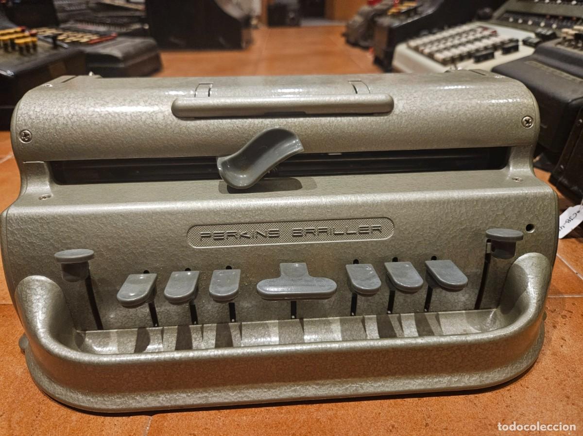 Antig&uuml;edades: M&Aacute;QUINA DE ESCRITURA PARA INVIDENTES PERKINS BRAILLE FUNCIONANDO