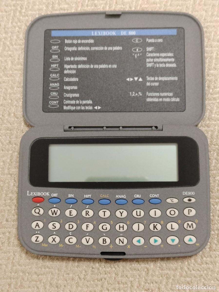 Antig&uuml;edades: Espasa Calpe Lexibook DE 800. Calculadora, diccionario, sinonimos, ortografia...
