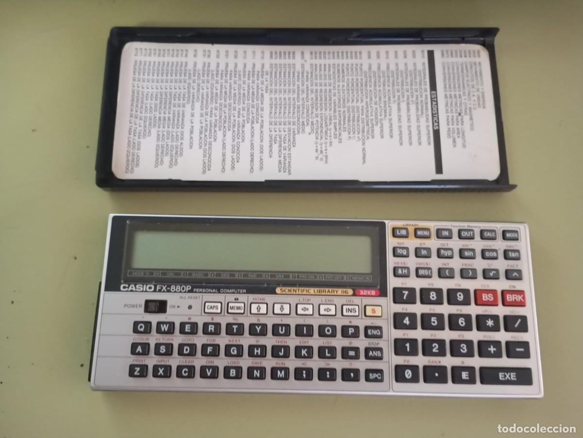 Antig&uuml;edades: Calculadora Casio FX-880P Personal Computer