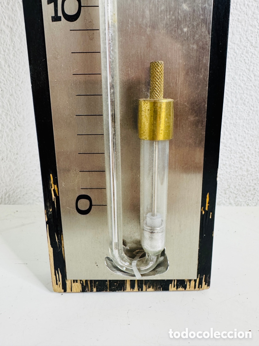 Antig&uuml;edades: Torricelli Bar&oacute;metro Antiguo No Funciona para piezas - Foto 4