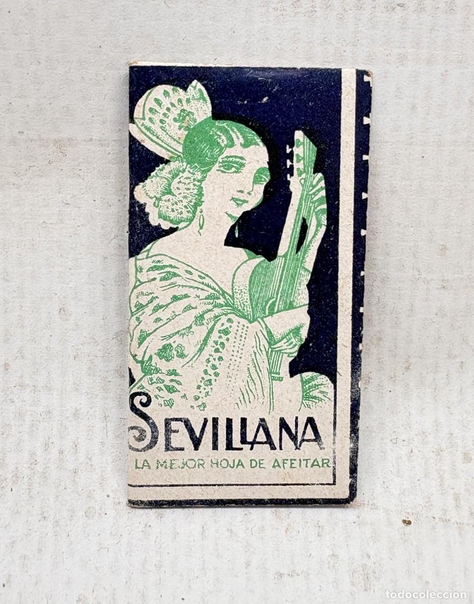 Antig&uuml;edades: CUCHILLA DE AFEITAR SEVILLANA CON SOBRE ORIGINAL FABRICACI&Oacute;N ESPA&Ntilde;OLA