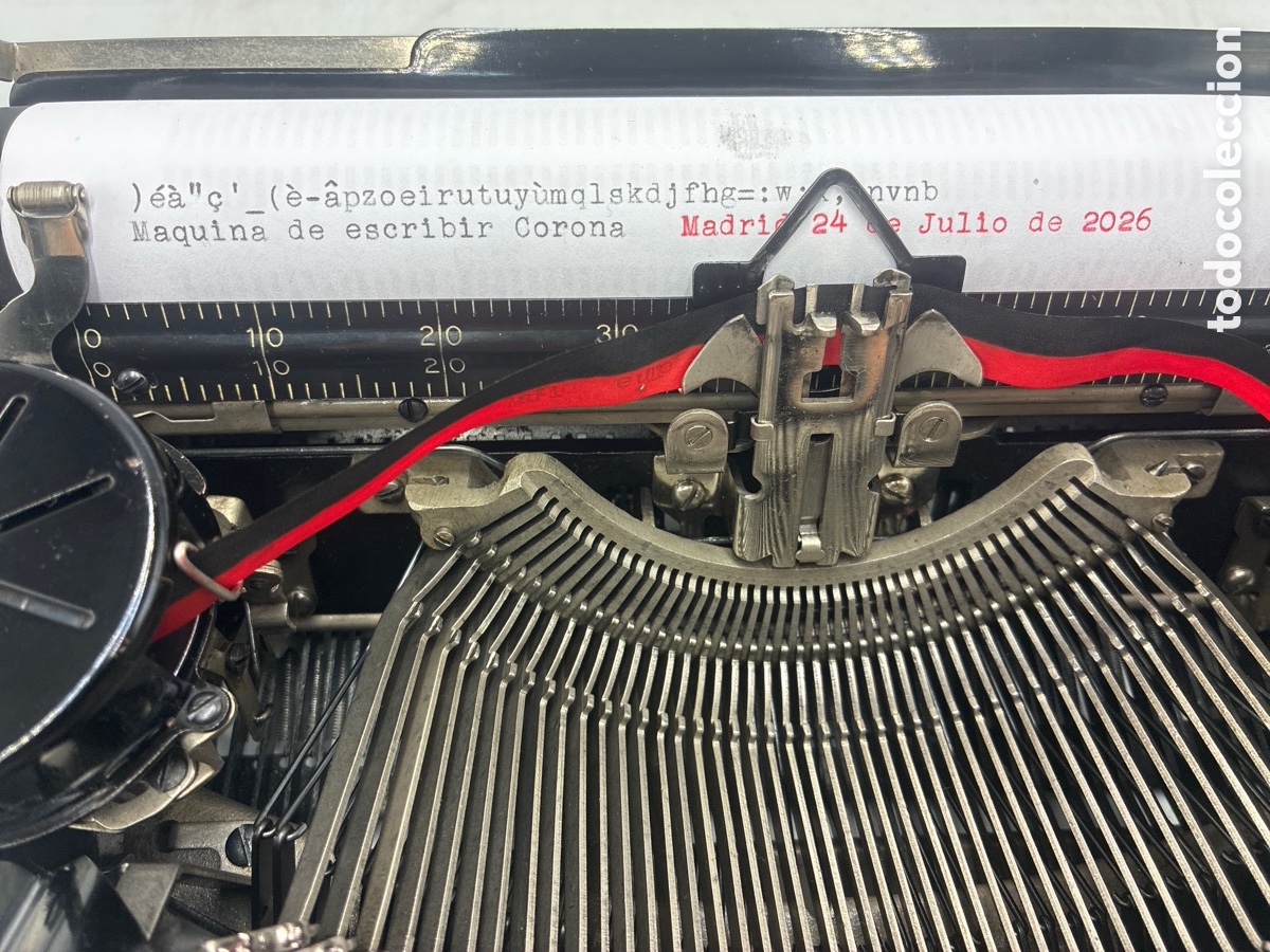 Antig&uuml;edades: M&aacute;quina de Escribir Corona 4. - Foto 5