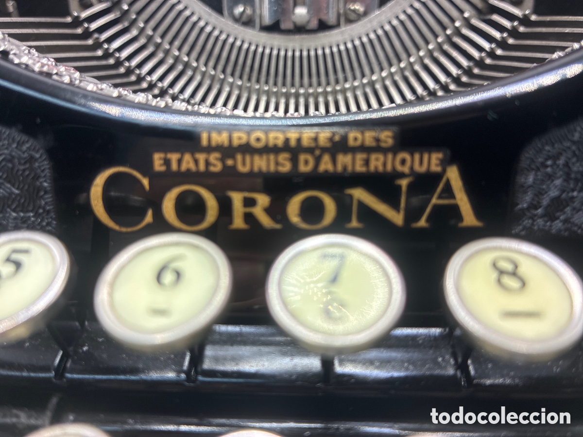 Antig&uuml;edades: M&aacute;quina de Escribir Corona 4. - Foto 6