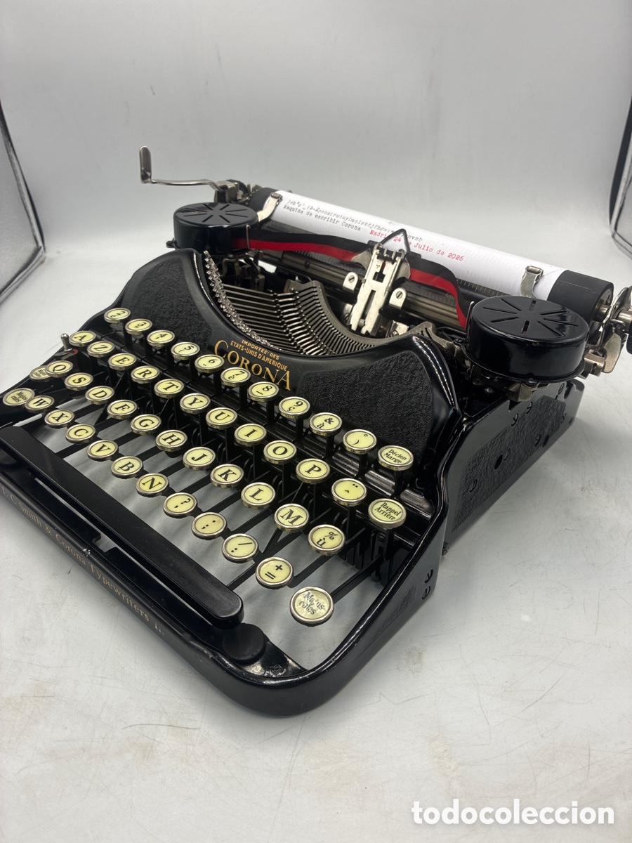 Antig&uuml;edades: M&aacute;quina de Escribir Corona 4. - Foto 8