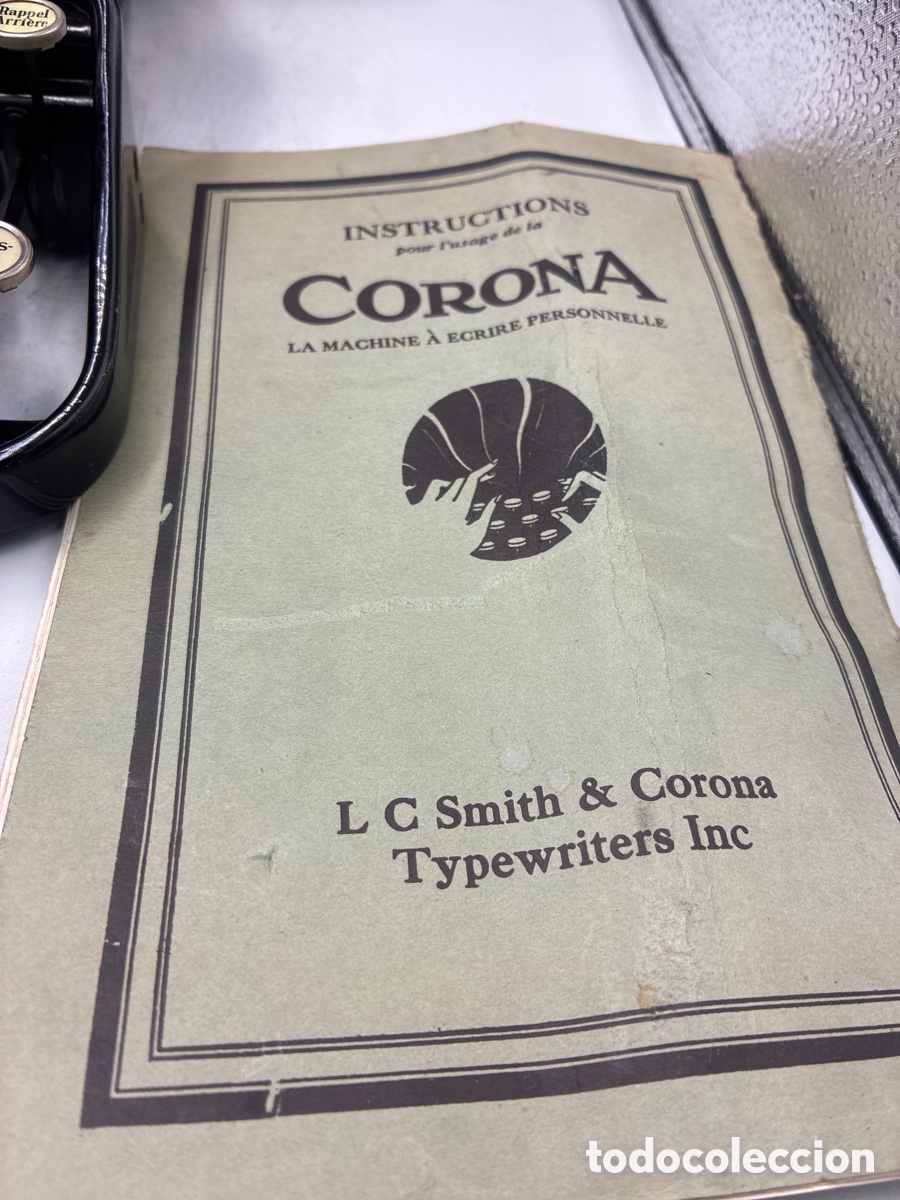 Antig&uuml;edades: M&aacute;quina de Escribir Corona 4. - Foto 13