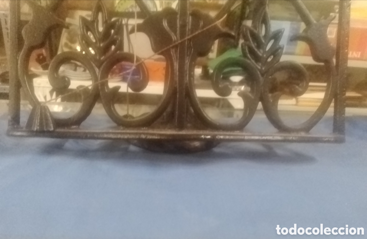 Antig&uuml;edades: atril de hierro de forja regulable - Foto 5