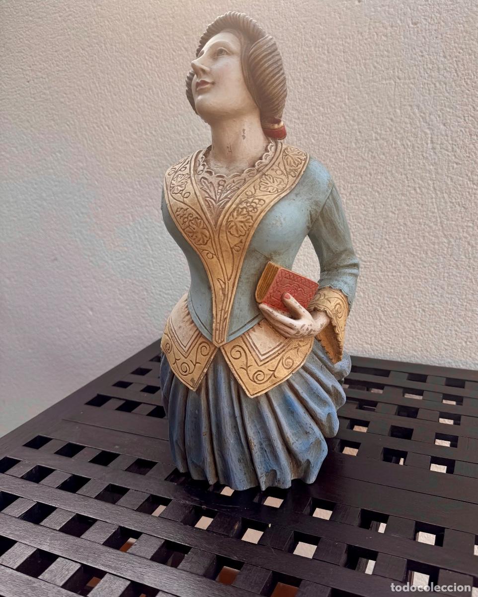 Antig&uuml;edades: MASCAR&Oacute;N PROA-BARCO , PHOEBE - 37 CM.! - Foto 6
