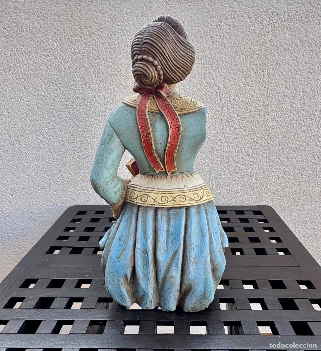 Antig&uuml;edades: MASCAR&Oacute;N PROA-BARCO , PHOEBE - 37 CM.! - Foto 10
