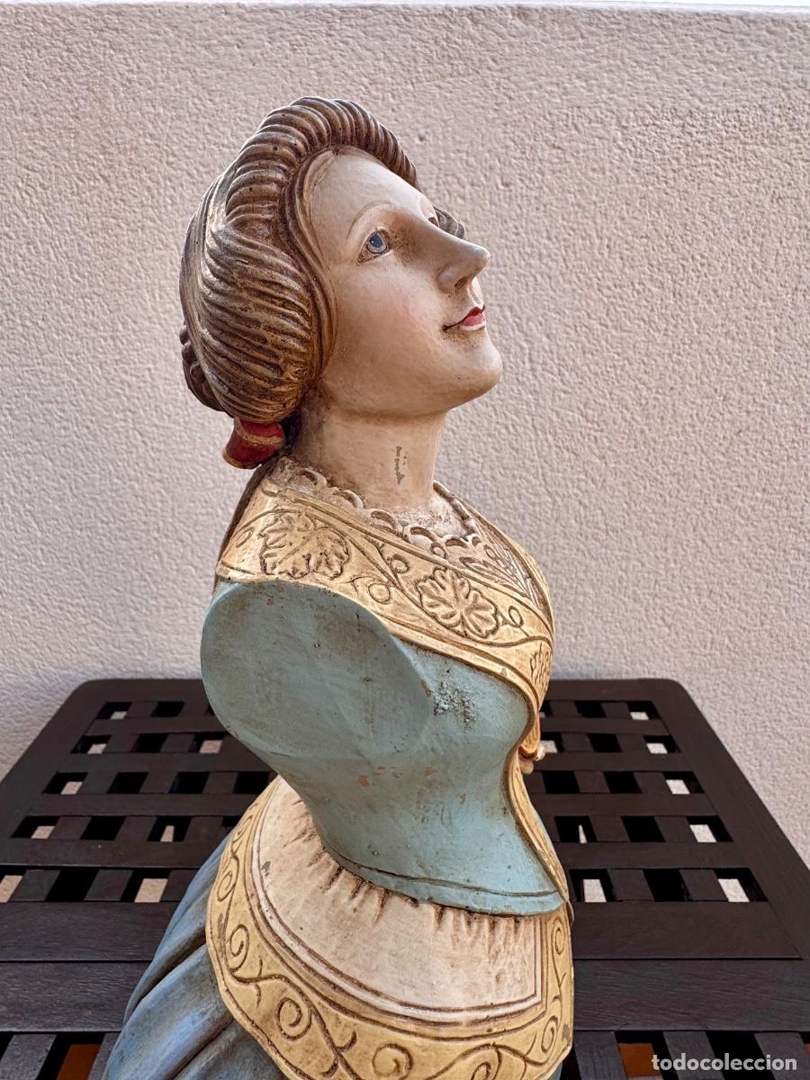 Antig&uuml;edades: MASCAR&Oacute;N PROA-BARCO , PHOEBE - 37 CM.! - Foto 17
