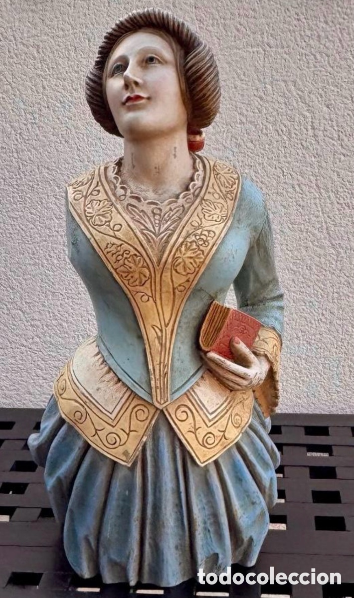 Antig&uuml;edades: MASCAR&Oacute;N PROA-BARCO , PHOEBE - 37 CM.! - Foto 1