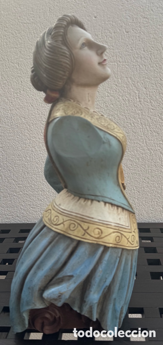 Antig&uuml;edades: MASCAR&Oacute;N PROA-BARCO , PHOEBE - 37 CM.! - Foto 4
