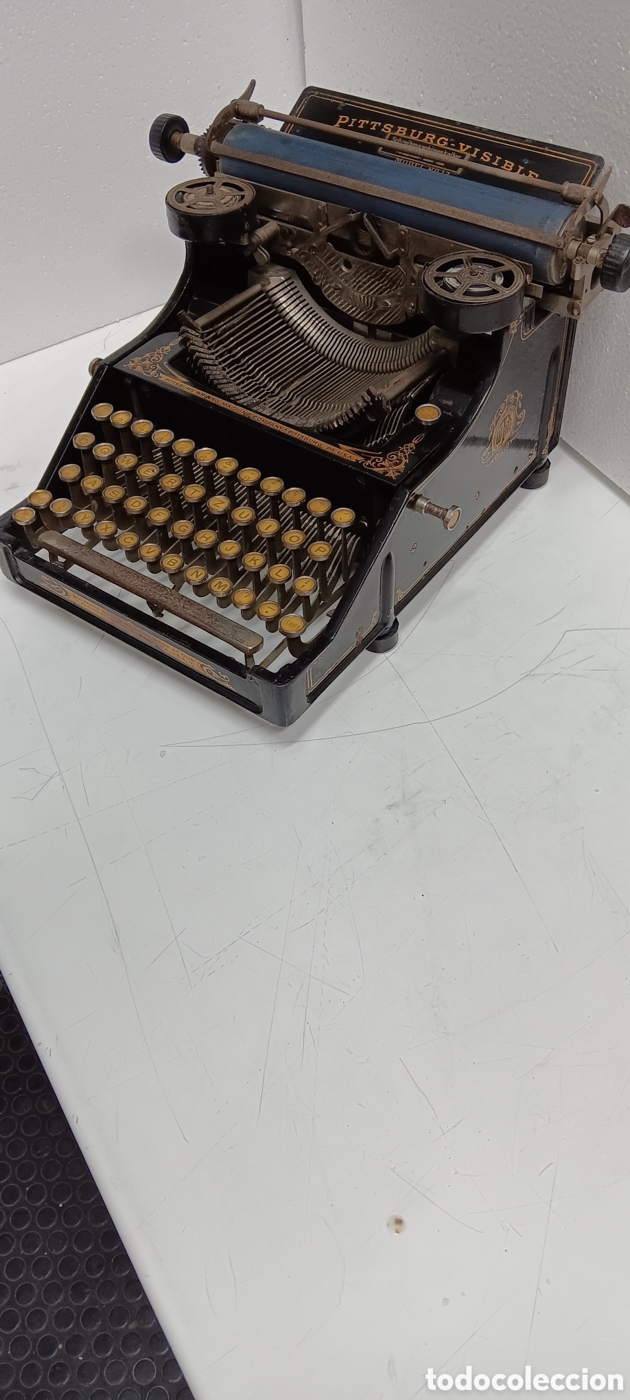 Antig&uuml;edades: M&aacute;quina de escribir pittsburg visible n&deg; 12
