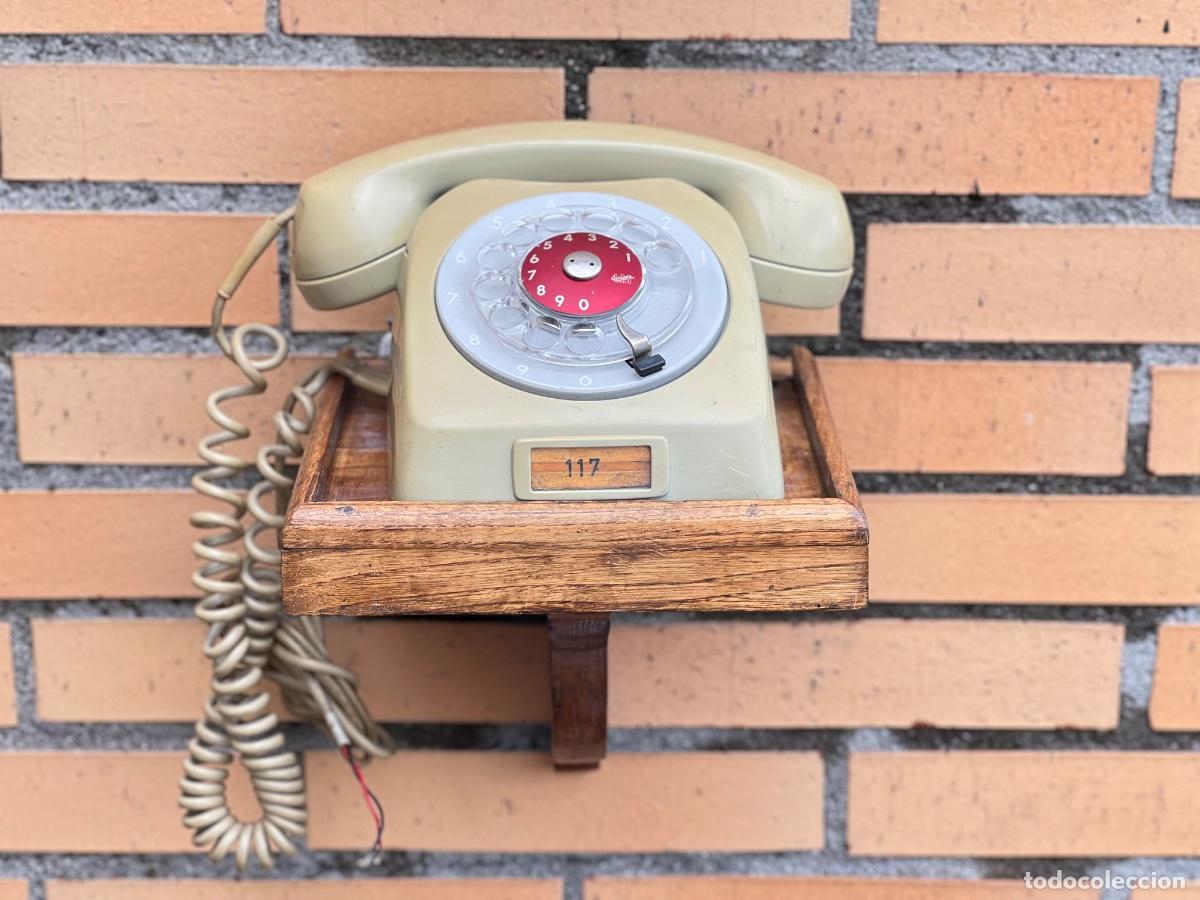 Tel&eacute;fonos: Tel&eacute;fono ERICCSON con plataforma de madera - Foto 2
