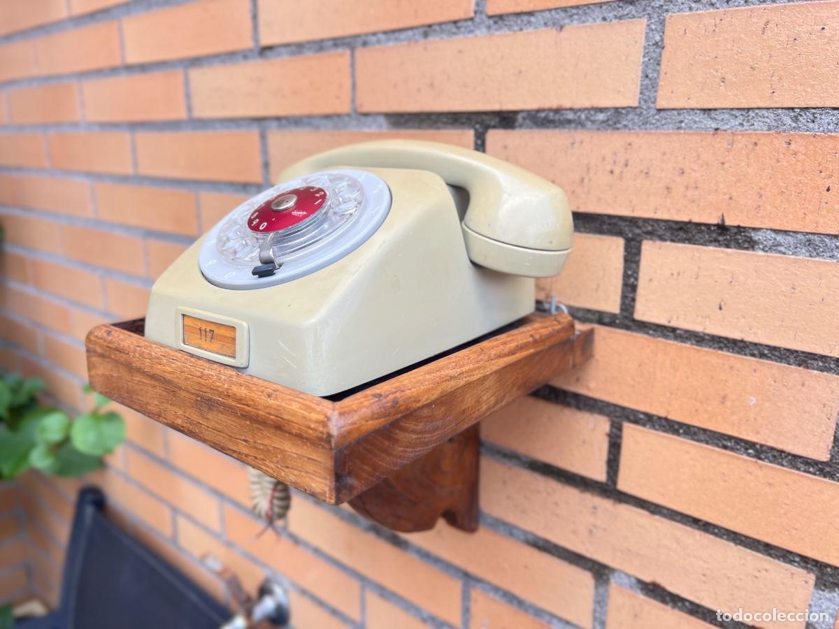 Tel&eacute;fonos: Tel&eacute;fono ERICCSON con plataforma de madera - Foto 3