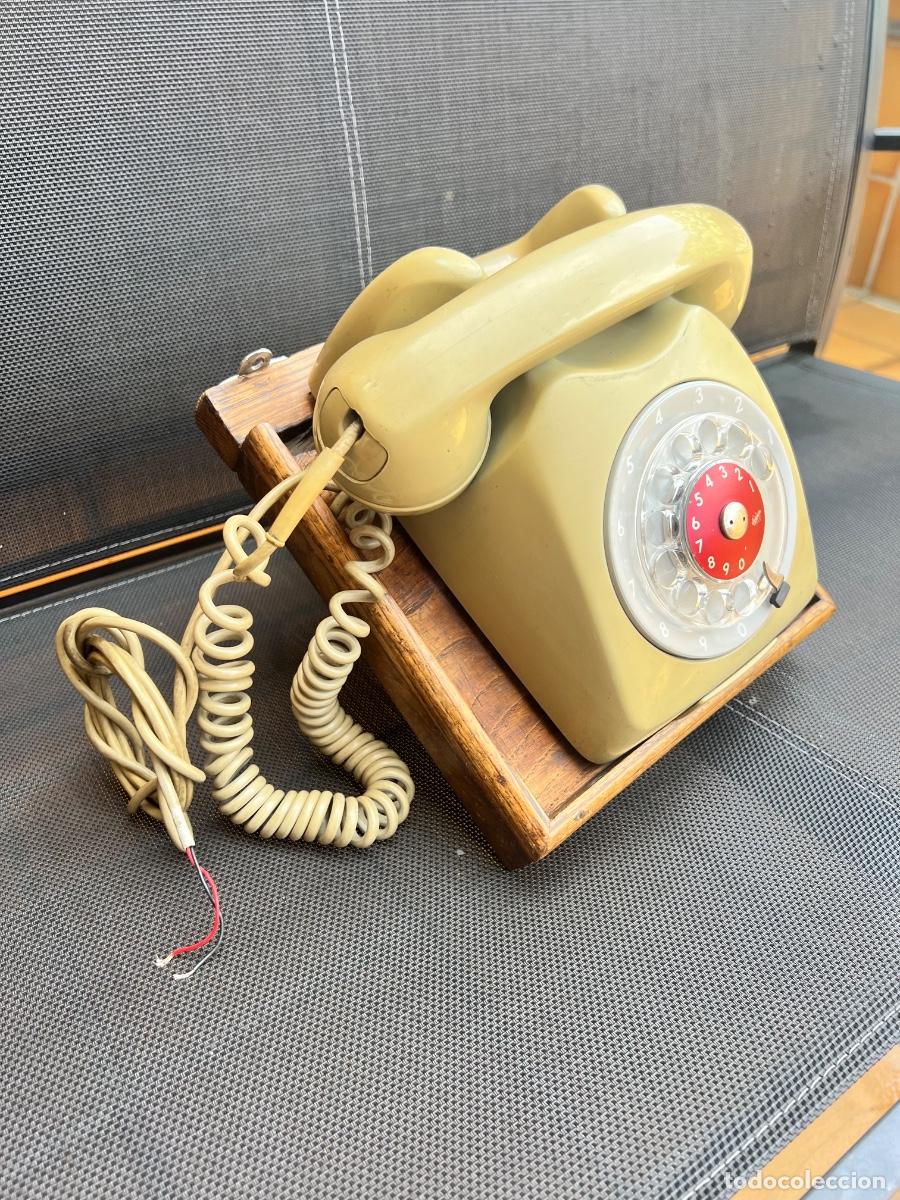 Tel&eacute;fonos: Tel&eacute;fono ERICCSON con plataforma de madera - Foto 8