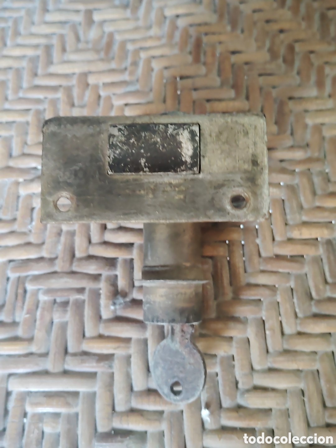 Antig&uuml;edades: Cerradura Urko. Funcionando. Con llave - Foto 3
