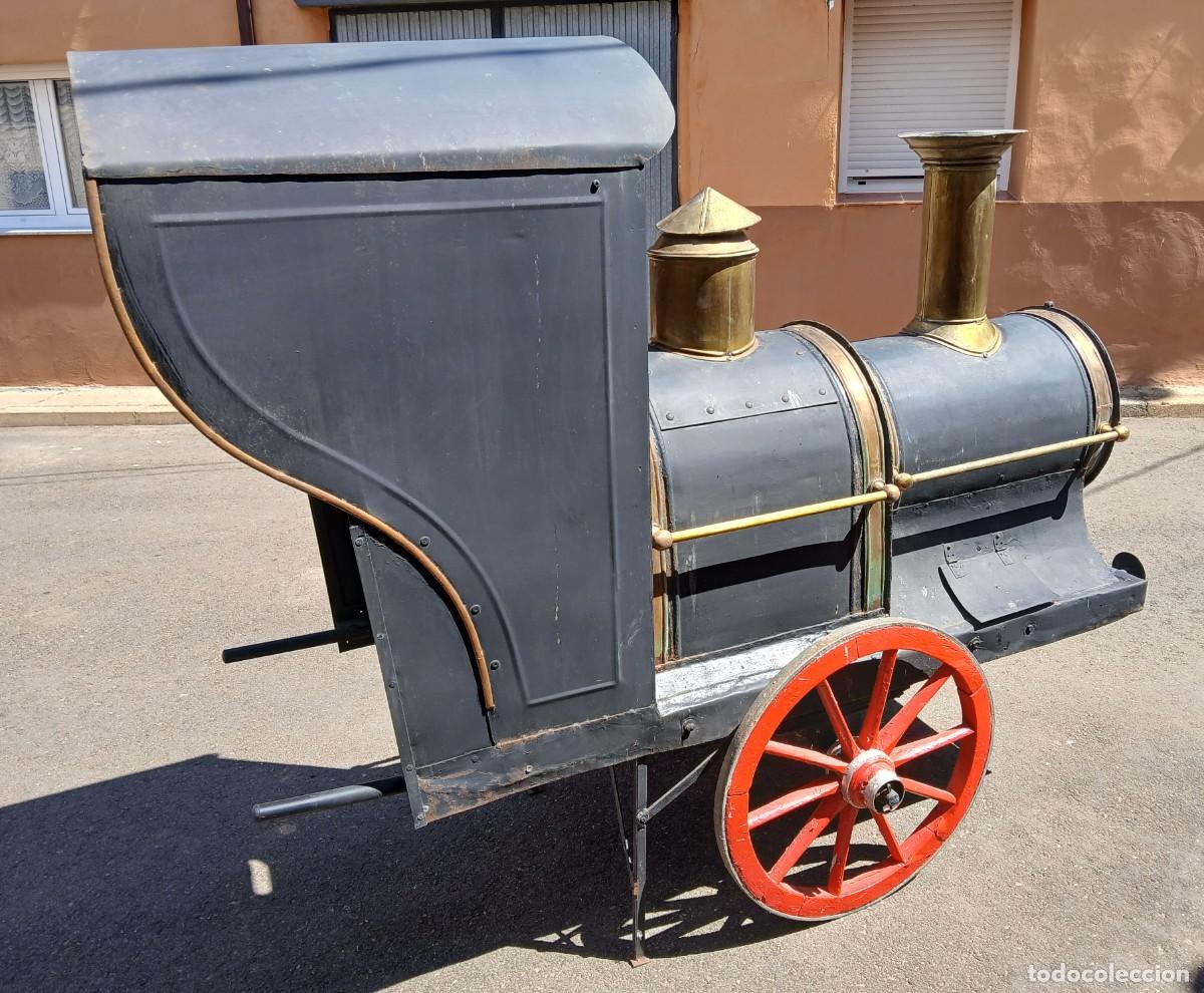 Antig&uuml;edades: Antigua Casta&ntilde;era Locomotora de Vapor
