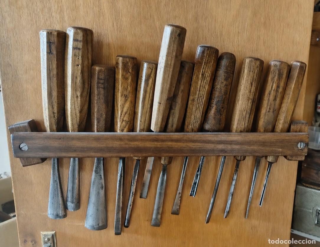 Antig&uuml;edades: Colecci&oacute;n importante de herramientas antiguas de carpinter&iacute;a, ebanister&iacute;a y talla en madera.