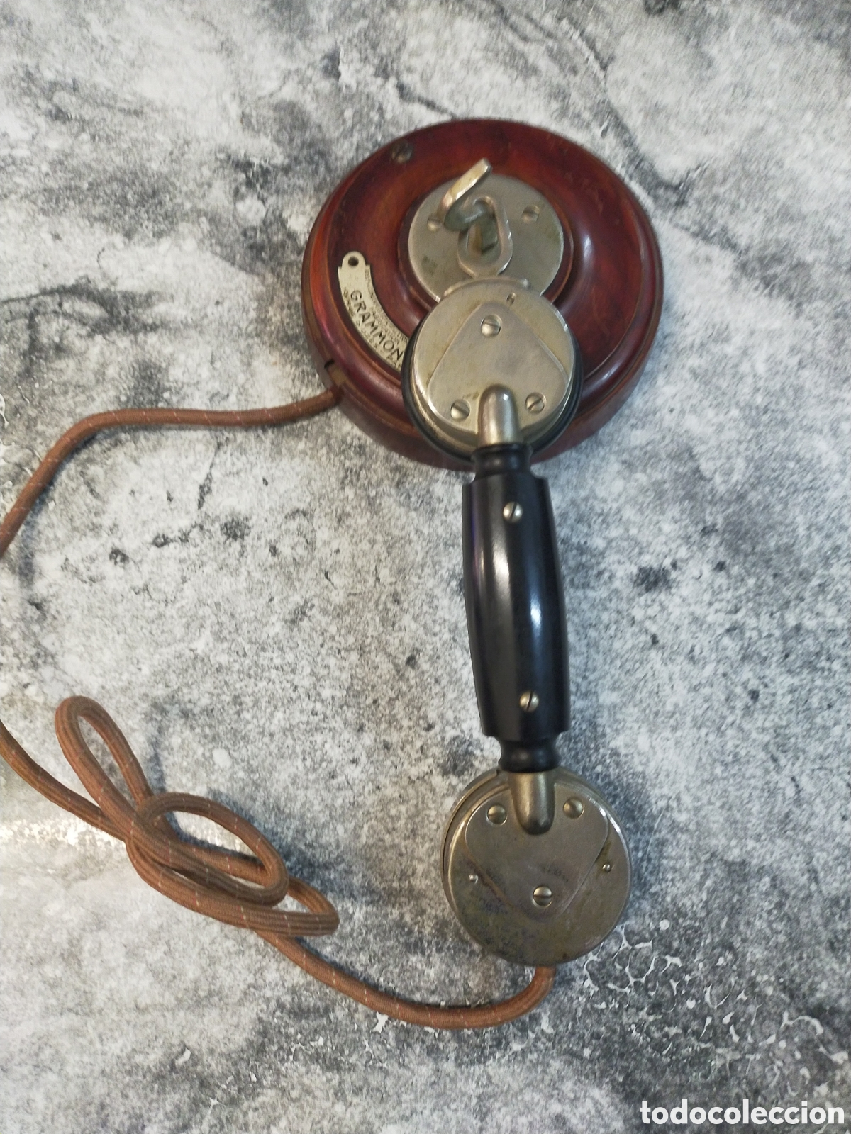 Tel&eacute;fonos: Tel&eacute;fono Intercomunicador Antiguo Grammont - Foto 2