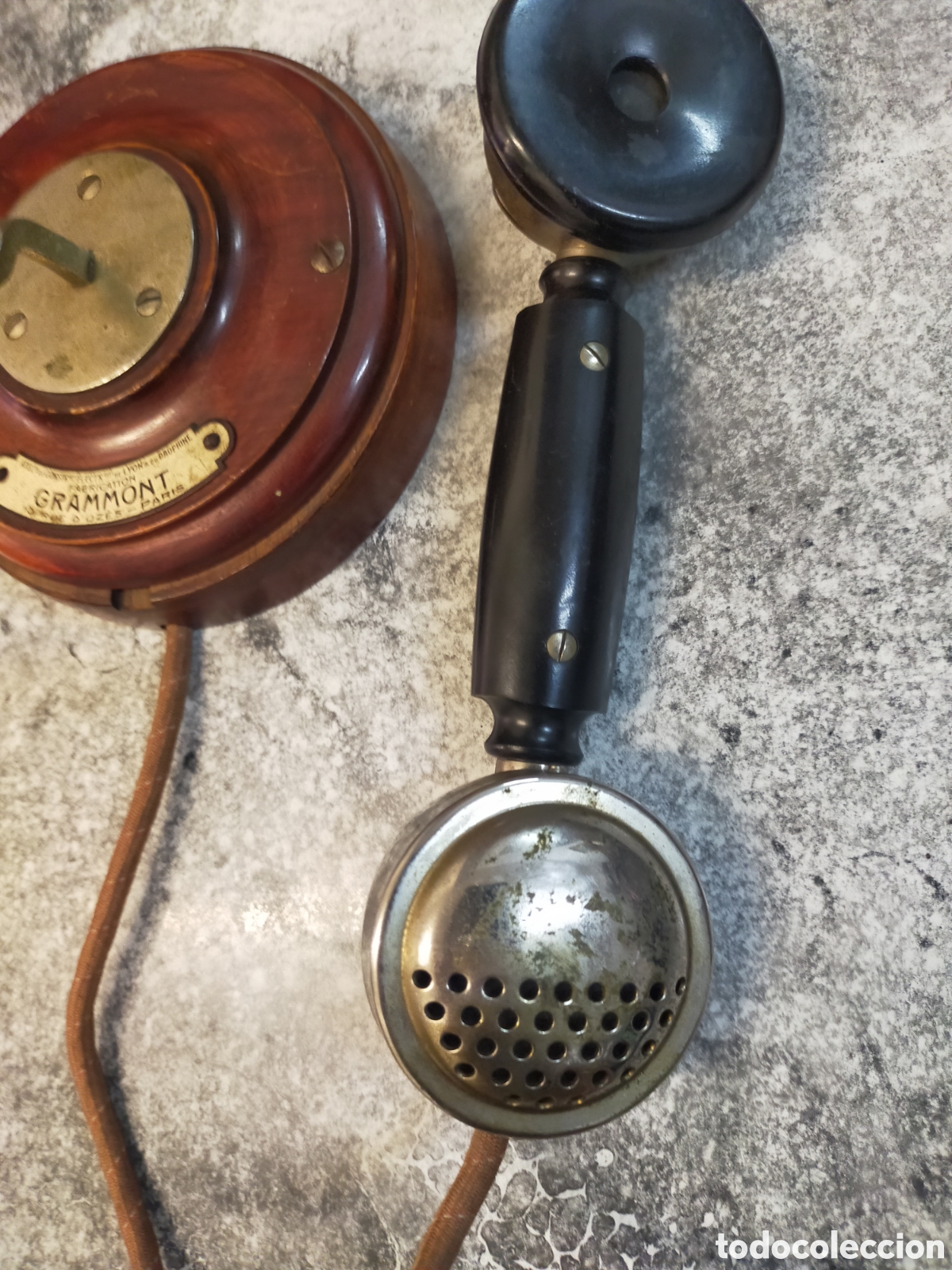 Tel&eacute;fonos: Tel&eacute;fono Intercomunicador Antiguo Grammont - Foto 4