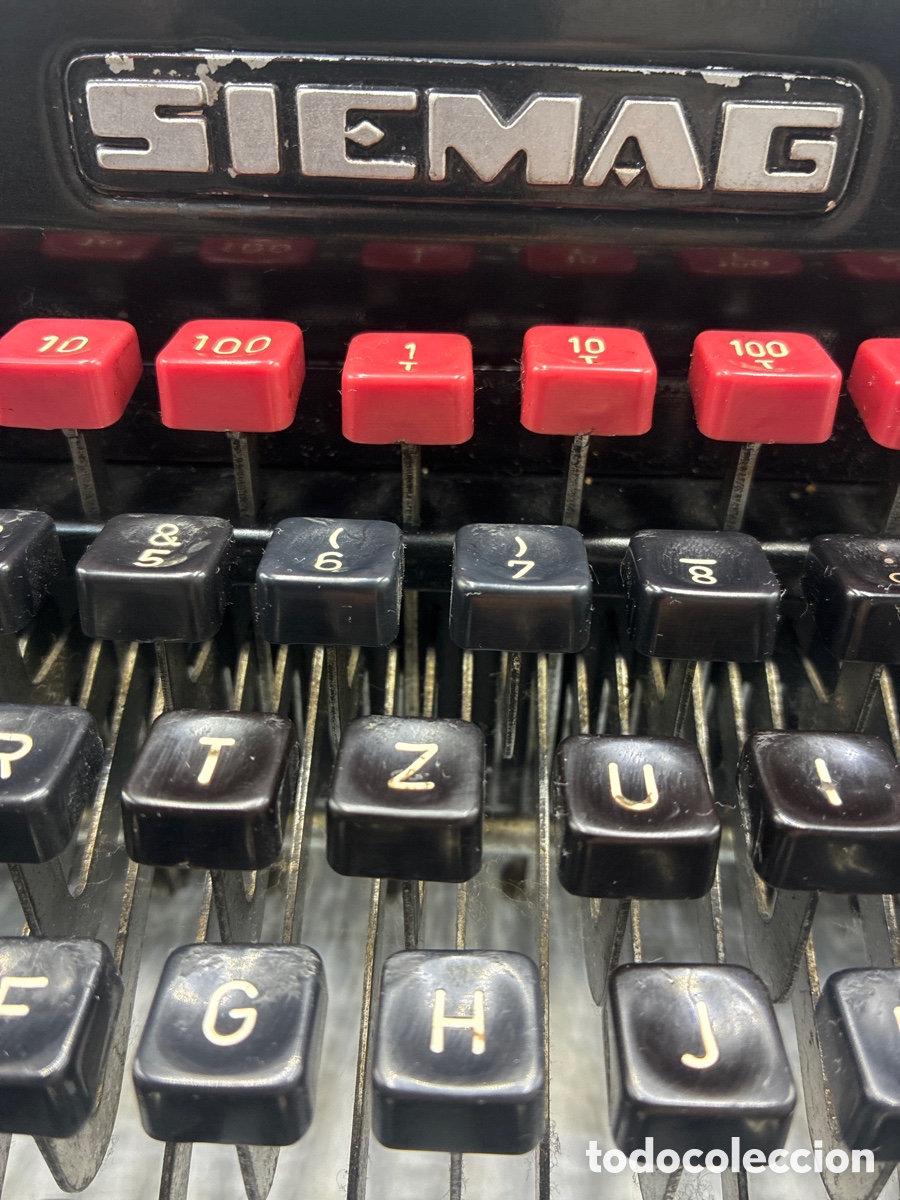 Antig&uuml;edades: M&aacute;quina de Escribir SIEMAG. - Foto 3