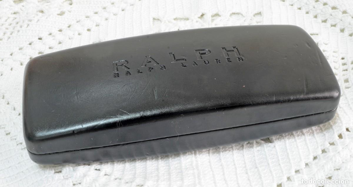 Antig&uuml;edades: FUNDA PARA GAFAS ORIGINAL RALPH LAUREN, NEGRAS, VINTAGE