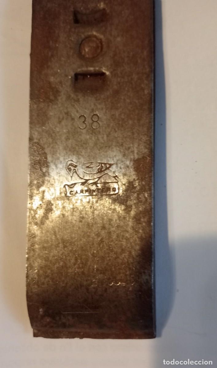 Antig&uuml;edades: GARLOPA DE CARPINTERO MARCA PAJARO CARPINTERO, CEPILLO DE CARPINTERO - Foto 5