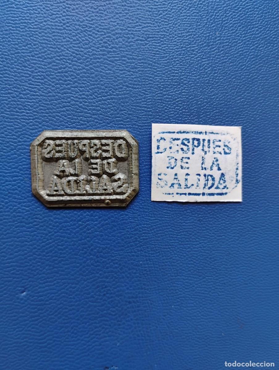 Antig&uuml;edades: SELLO CLICHE PARA TAMPON - Foto 1