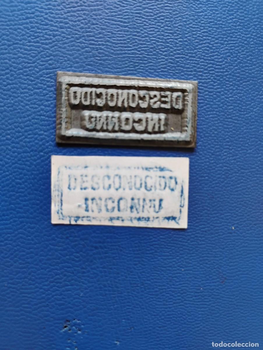 Antig&uuml;edades: SELLO CLICHE PARA TAMPON - Foto 1