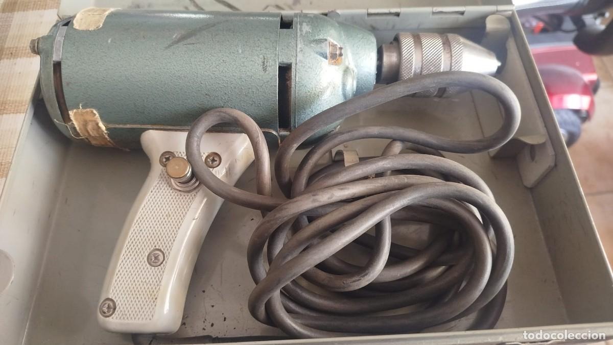 Antig&uuml;edades: taladro el&eacute;ctrico port&aacute;til antiguo MACH