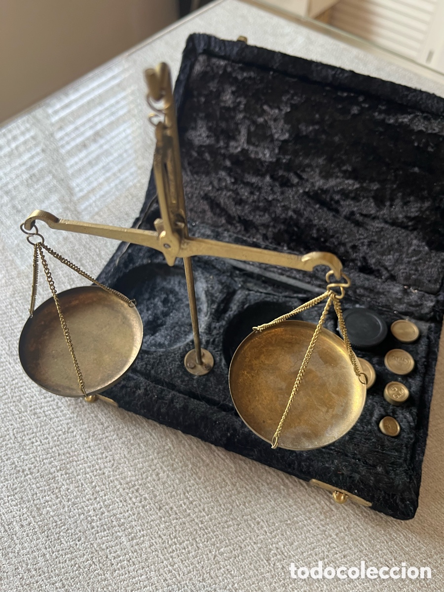 Antig&uuml;edades: Balanza antigua de precisi&oacute;n - Foto 5