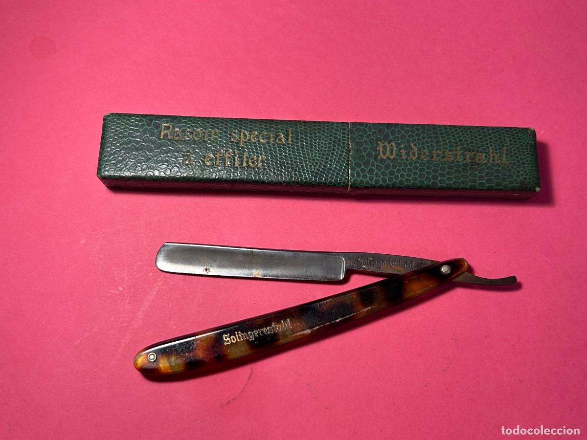 Antig&uuml;edades: NAVAJA DE AFEITAR SOLINGERESTHAL 500 MARTEN-WETZEN - HECHA A MANO