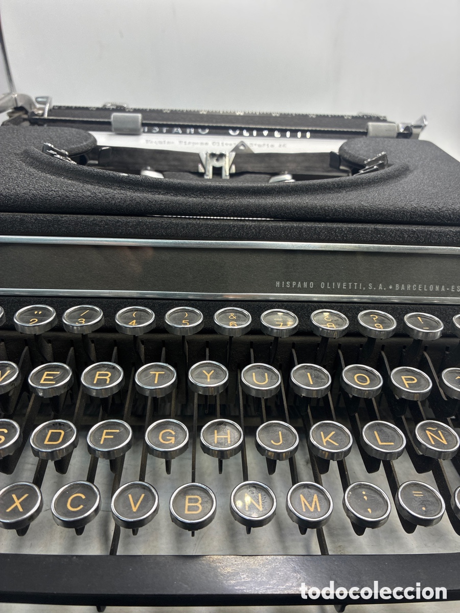 Antig&uuml;edades: M&aacute;quina de escribir Hispano Olivetti Studio 46. - Foto 8