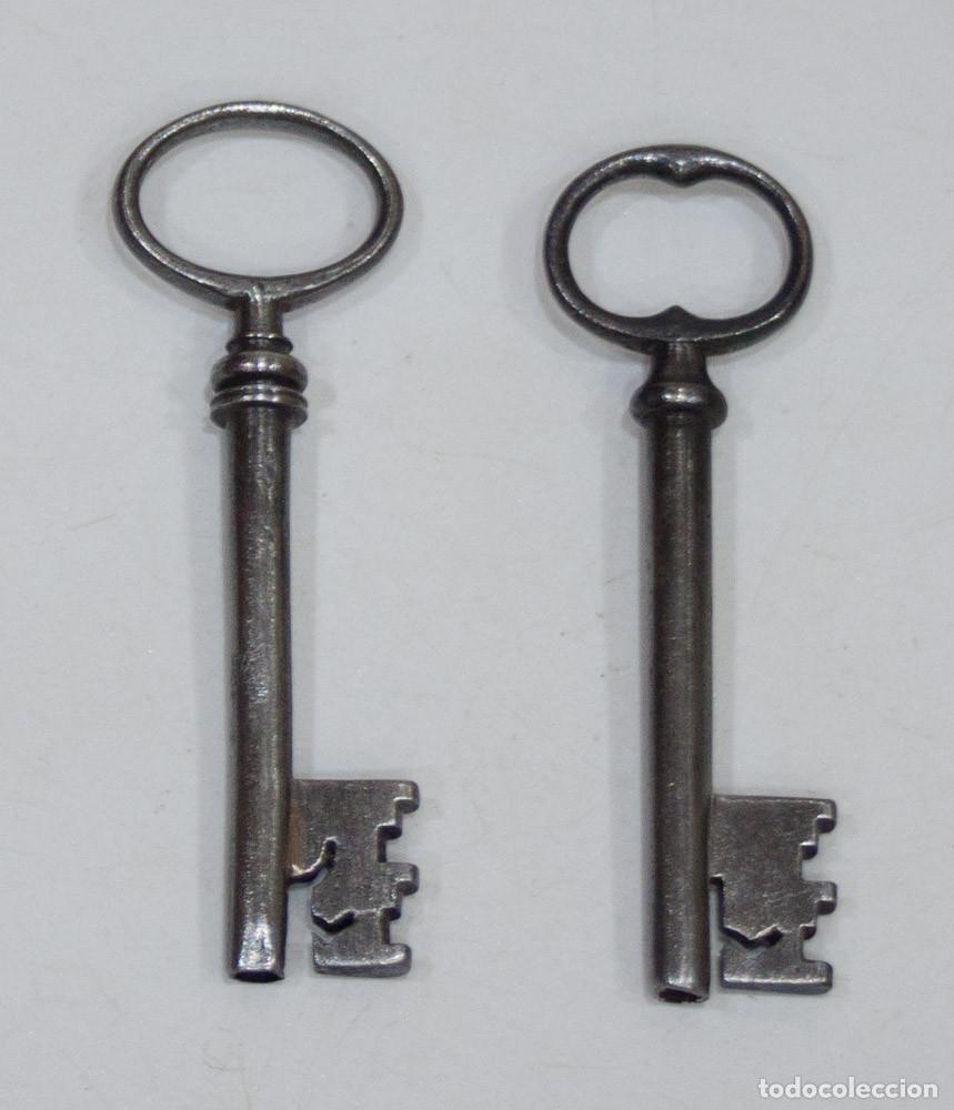 Antig&uuml;edades: 2 ANTIGUAS LLAVES DE SEGURIDAD. PRINCIPIOS DEL SIGLO XX.